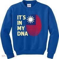 Taiwan In My Dna Taiwanese Flag Team Taiwan Gift Kids Sweatshirt thumb 0