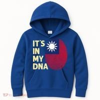 Taiwan In My Dna Taiwanese Flag Team Taiwan Gift Kids Hoodie thumb 0