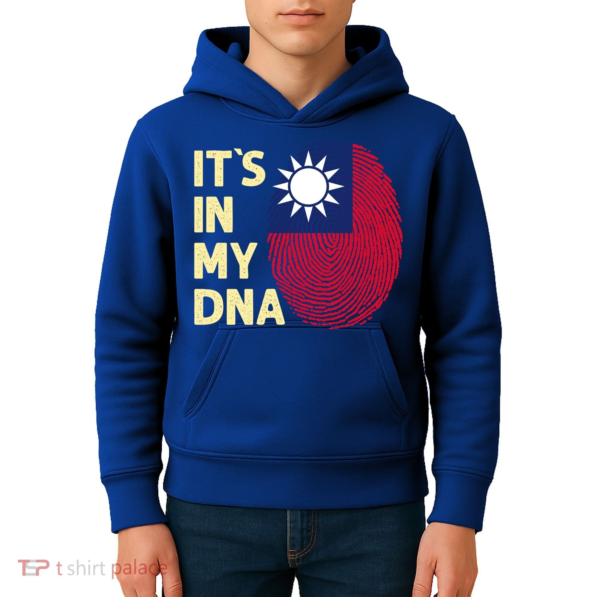 Taiwan In My Dna Taiwanese Flag Team Taiwan Gift Kids Hoodie