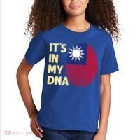 Taiwan In My Dna Taiwanese Flag Team Taiwan Gift Kids T-Shirt thumb 2