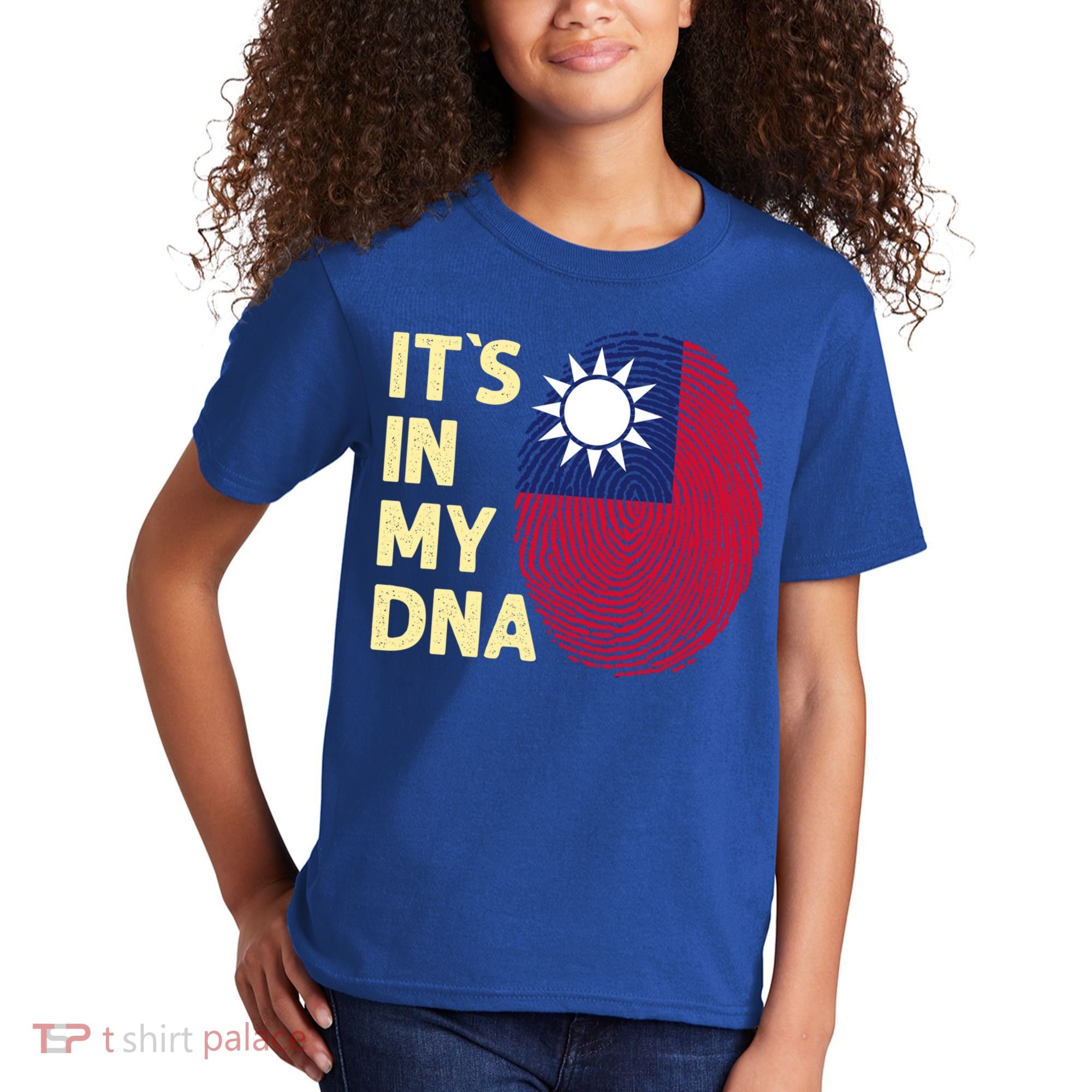 Taiwan In My Dna Taiwanese Flag Team Taiwan Gift Kids T-Shirt