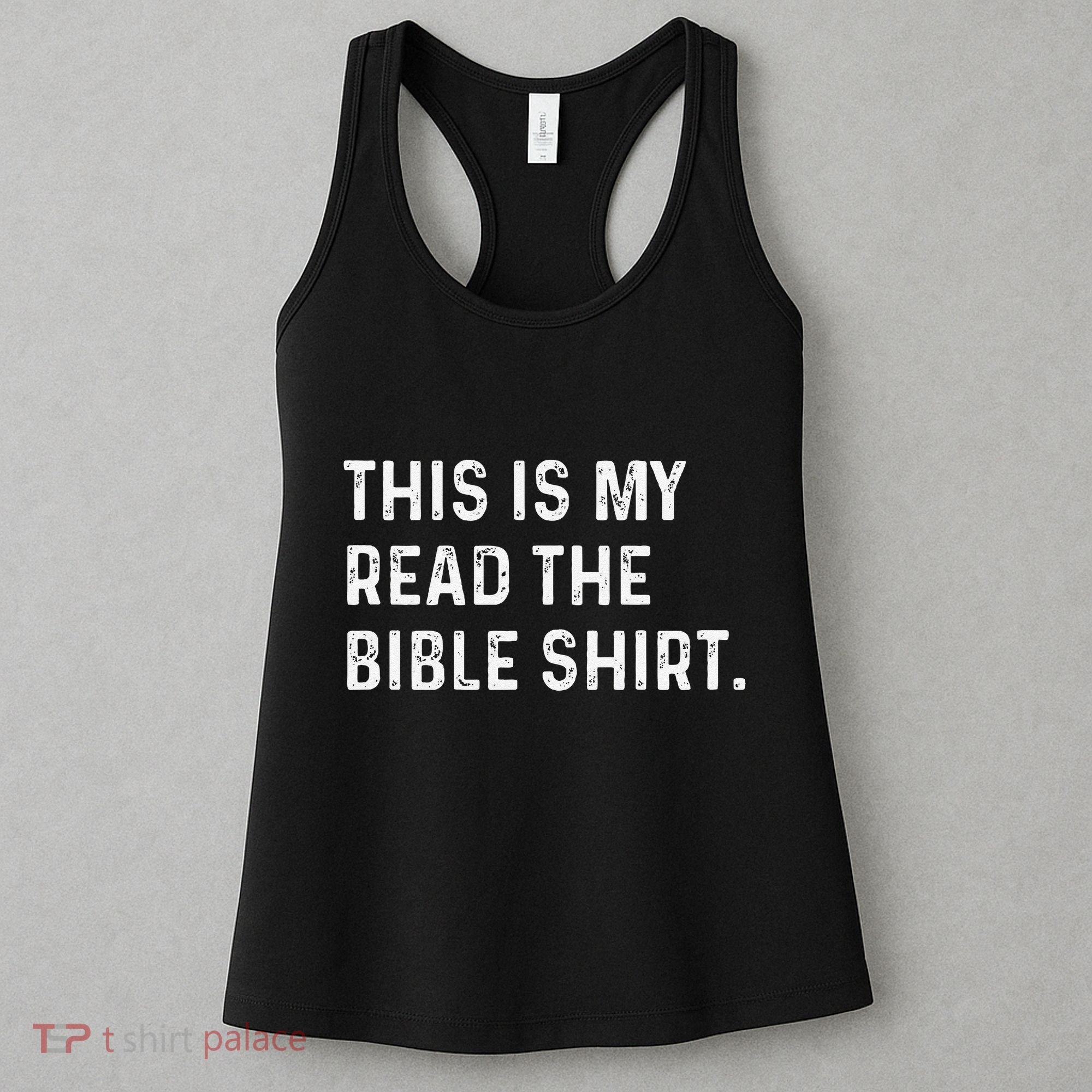 This Is My Read The Bible Pastor Clergy Church Jesus Women's Tank Top