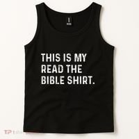 This Is My Read The Bible Pastor Clergy Church Jesus Tank Top thumb 2