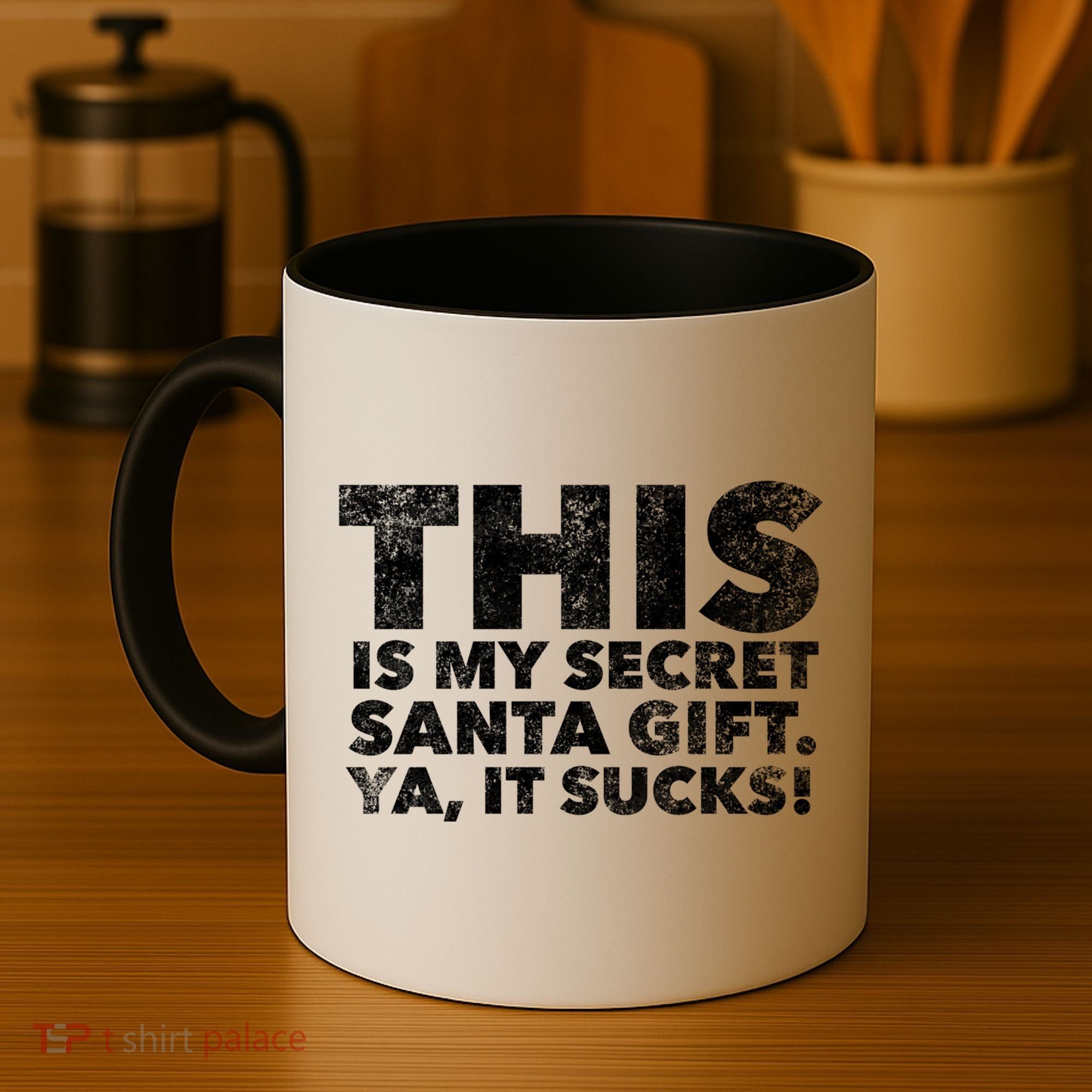 This Is My Secret Santa Gift Sucks Funny Christmas Quote Gift Coffee Mug