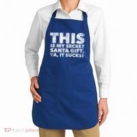 This Is My Secret Santa Gift Sucks Funny Christmas Quote Gift Apron thumb 2