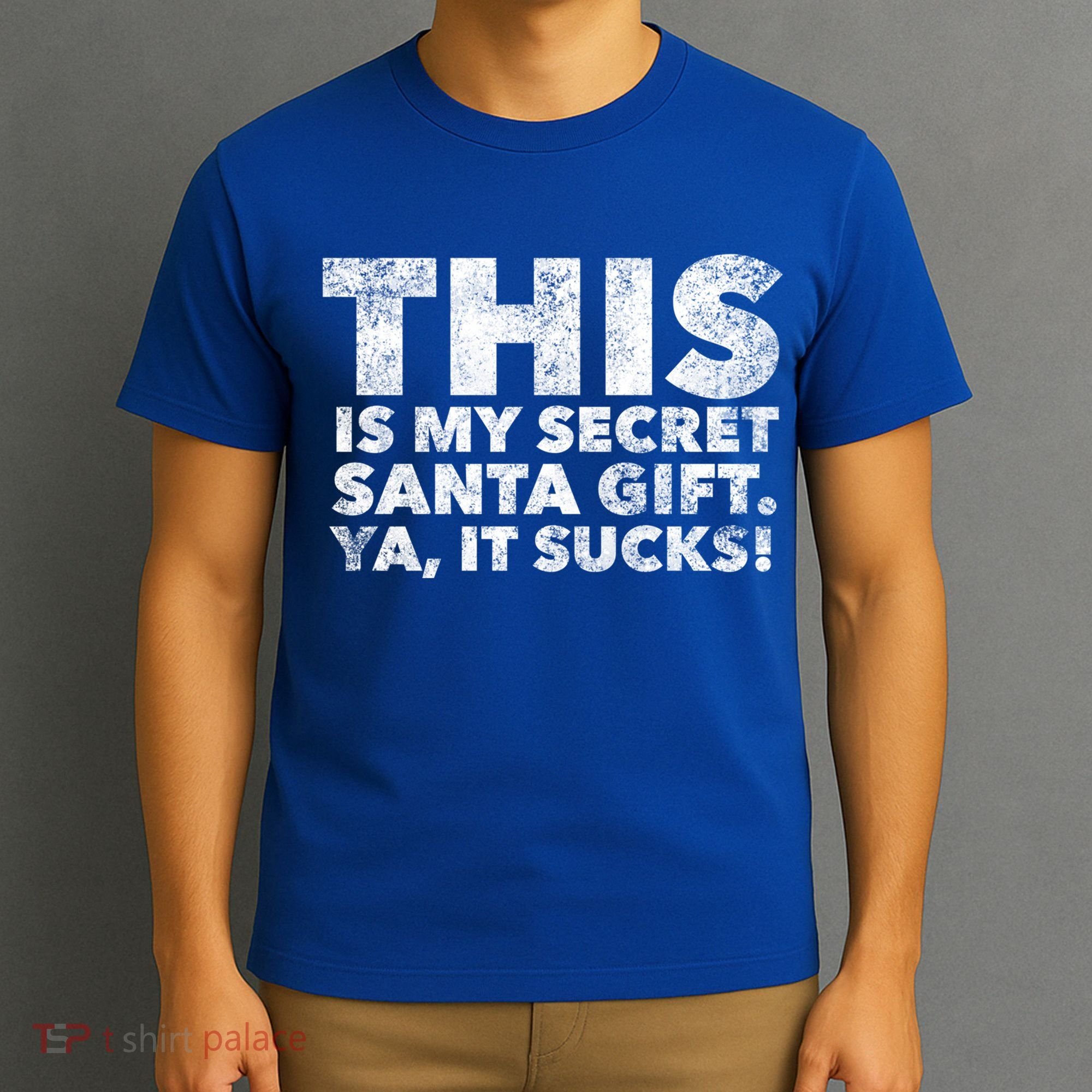 This Is My Secret Santa Gift Sucks Funny Christmas Quote Gift T-Shirt