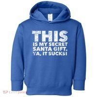 This Is My Secret Santa Gift Sucks Funny Christmas Quote Gift Toddler Hoodie thumb 0