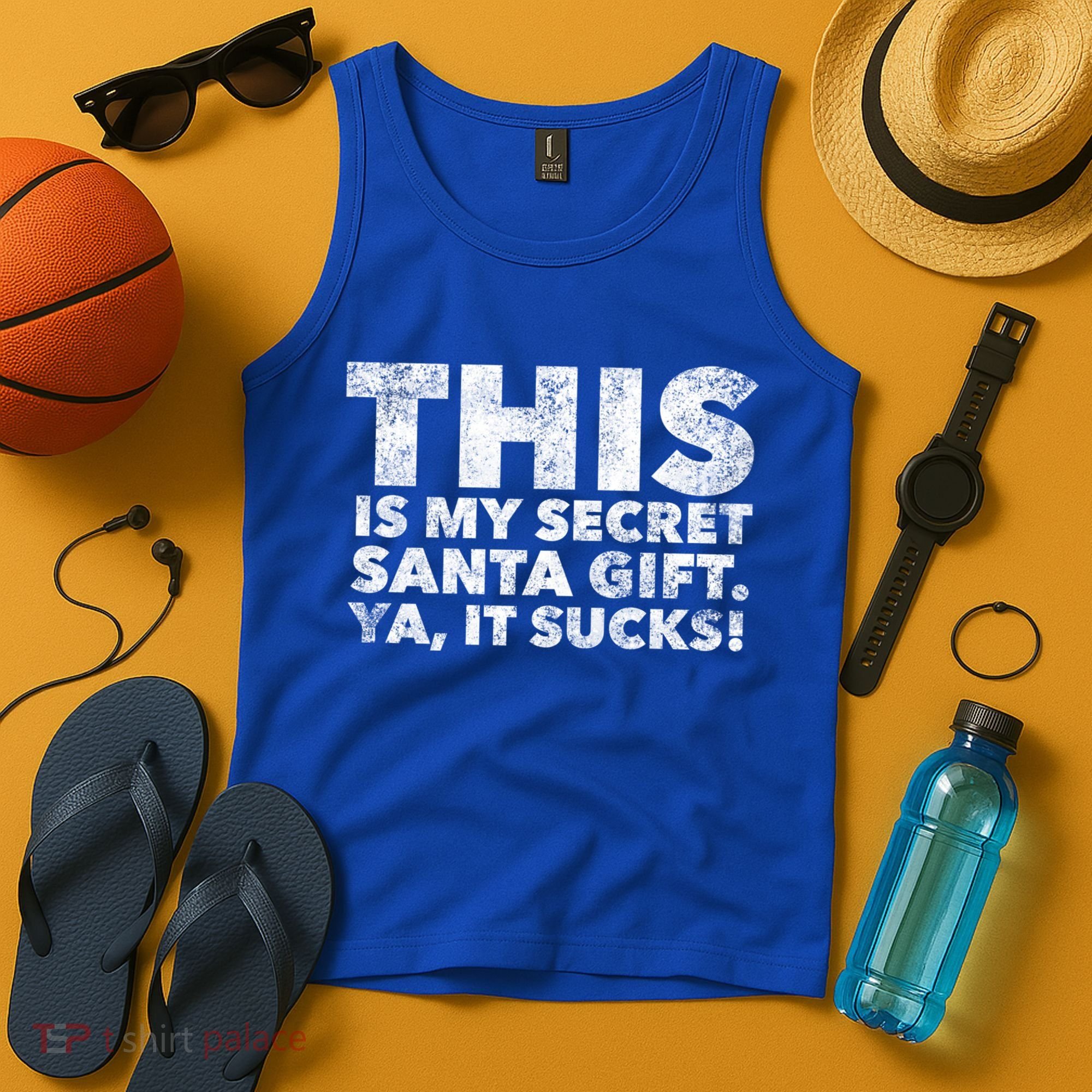 This Is My Secret Santa Gift Sucks Funny Christmas Quote Gift Tank Top