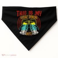 This Is My Garage Drinking Beer Gift For Beer Day USA-Made Doggie Bandana thumb 0