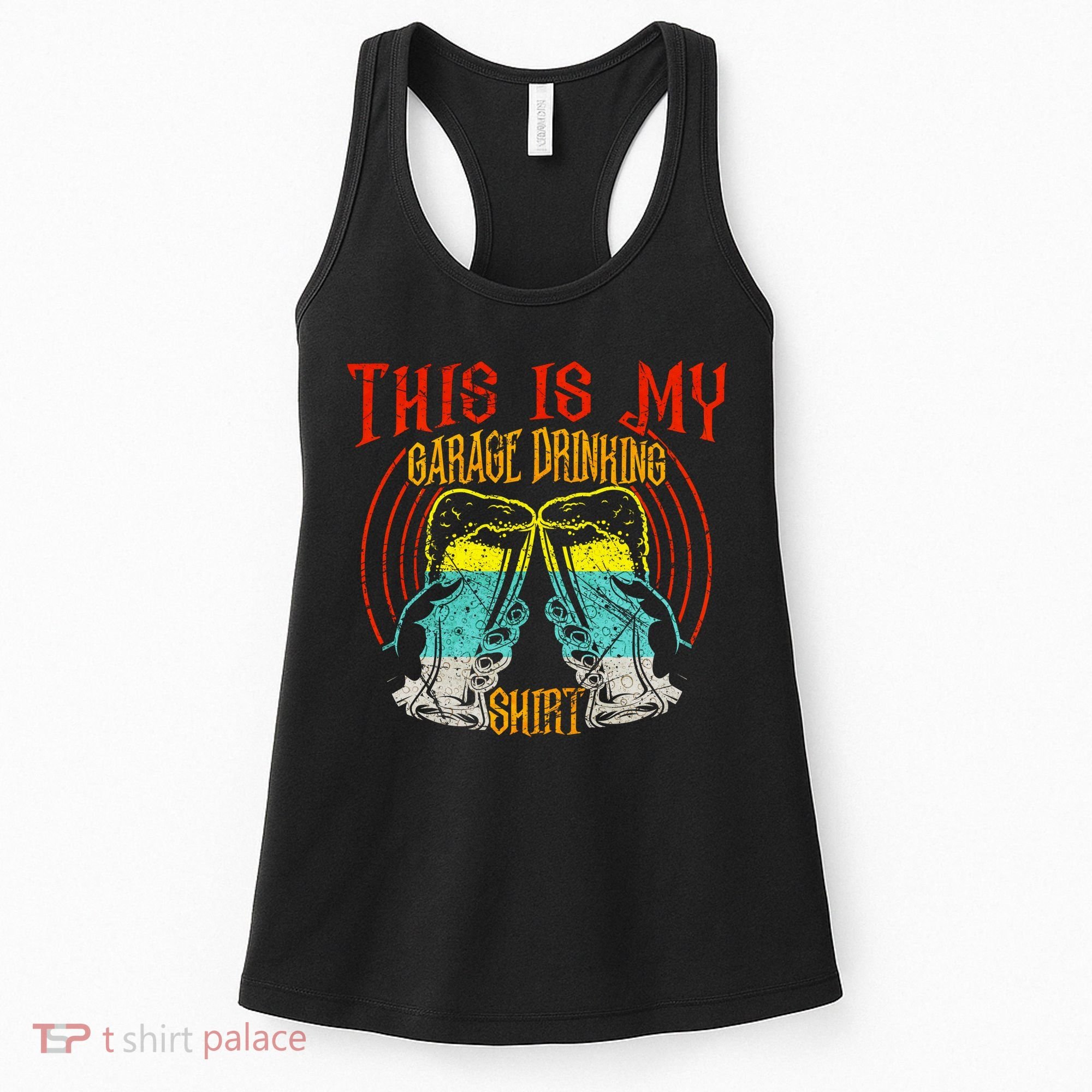 This Is My Garage Drinking Beer Gift For Beer Day Women's Tank Top