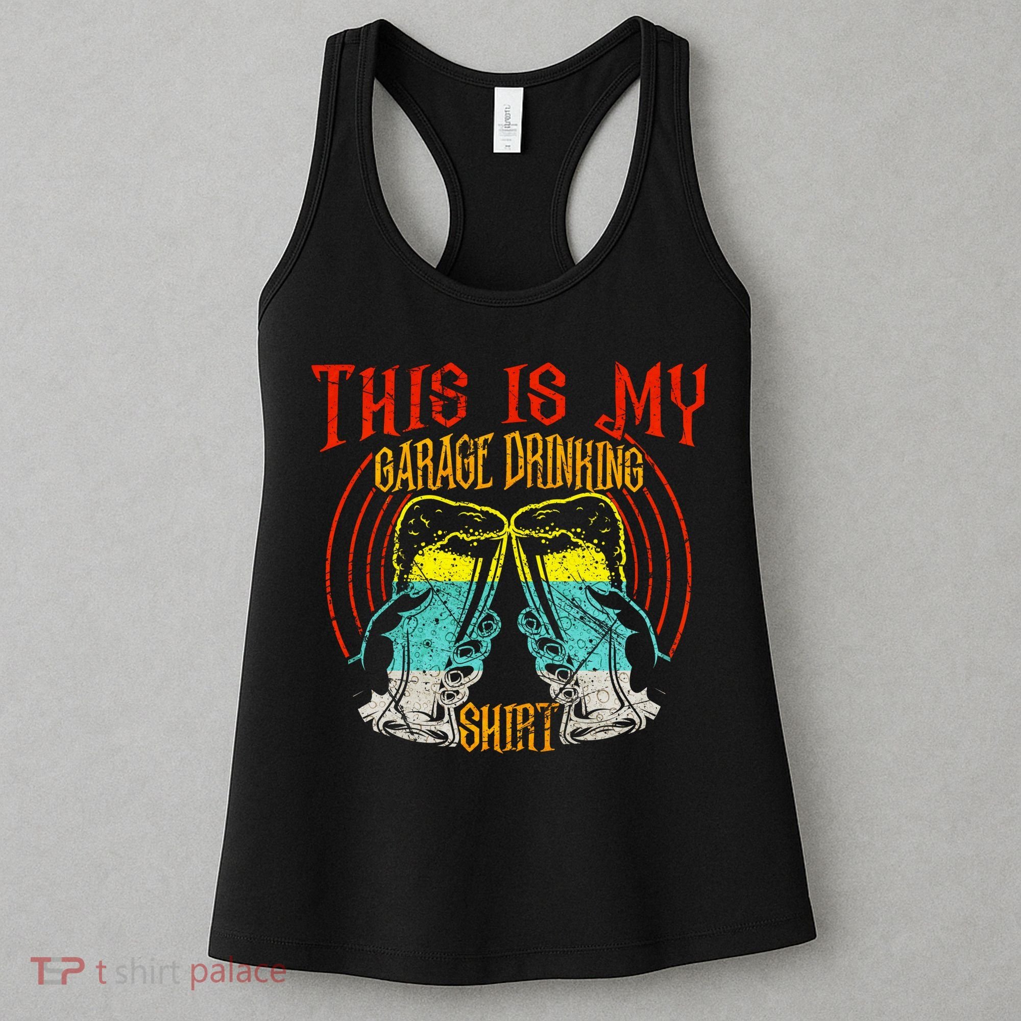 This Is My Garage Drinking Beer Gift For Beer Day Women's Tank Top