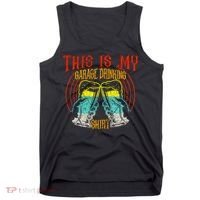 This Is My Garage Drinking Beer Gift For Beer Day Tank Top thumb 0