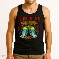 This Is My Garage Drinking Beer Gift For Beer Day Tank Top thumb 3