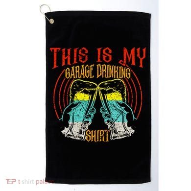 This Is My Garage Drinking Beer Gift For Beer Day Golf Towel