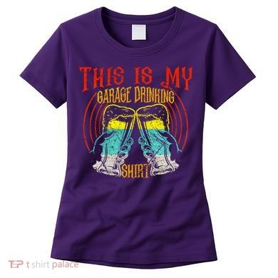 This Is My Garage Drinking Beer Gift For Beer Day Women's T-Shirt