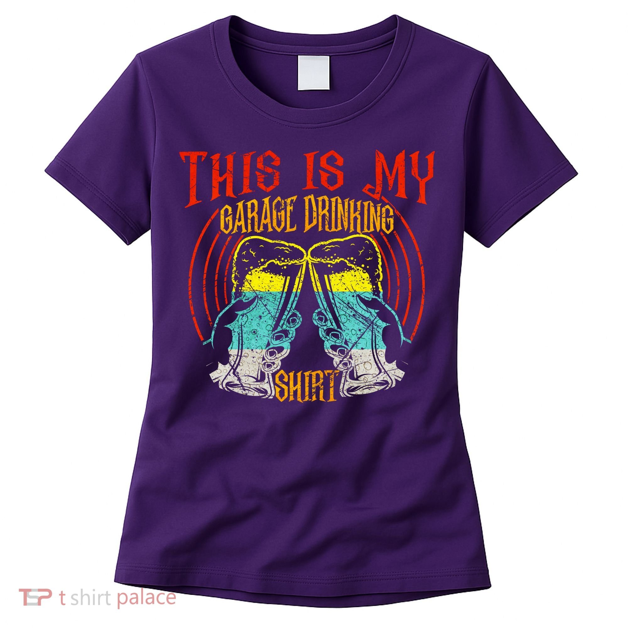 This Is My Garage Drinking Beer Gift For Beer Day Women's T-Shirt