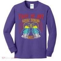 This Is My Garage Drinking Beer Gift For Beer Day Kids Long Sleeve Shirt thumb 0