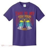 This Is My Garage Drinking Beer Gift For Beer Day Kids T-Shirt thumb 0