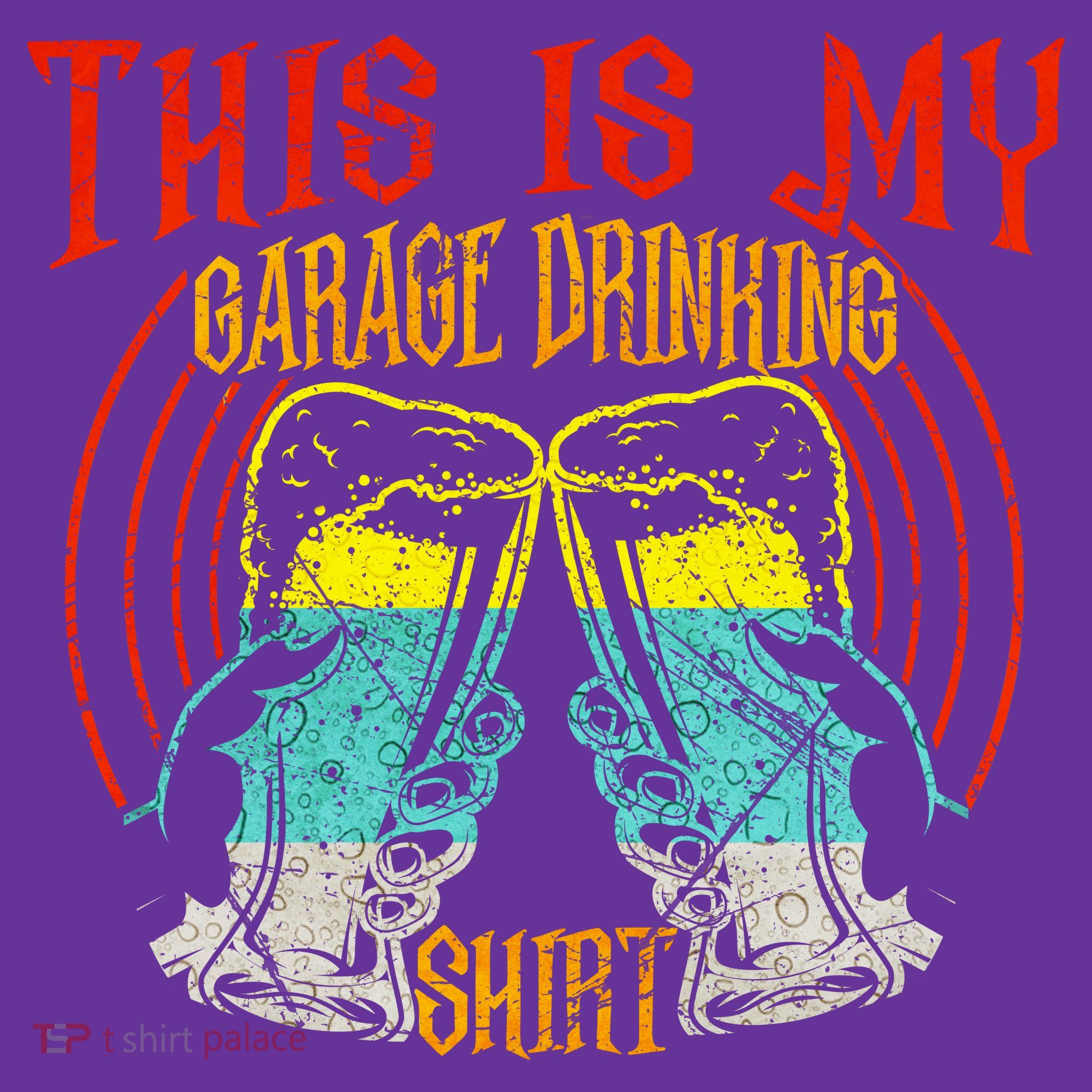 This Is My Garage Drinking Beer Gift For Beer Day Kids T-Shirt