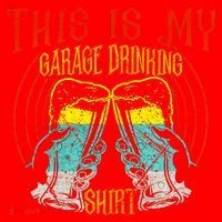 This Is My Garage Drinking Beer Gift For Beer Day Santa Hat thumb 1