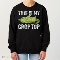 This Is My Crop Top Funny Farmer Farming Corn Lover Women's Sweatshirt thumb 0