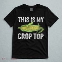This Is My Crop Top Funny Farmer Farming Corn Lover T-Shirt thumb 5