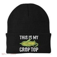 This Is My Crop Top Funny Farmer Farming Corn Lover Beanie thumb 0