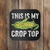 This Is My Crop Top Funny Farmer Farming Corn Lover Coaster thumb 0