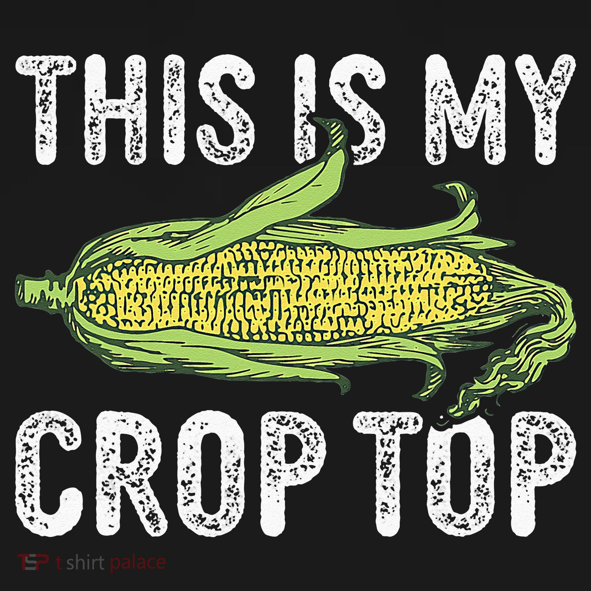 This Is My Crop Top Funny Farmer Farming Corn Lover Mousepad