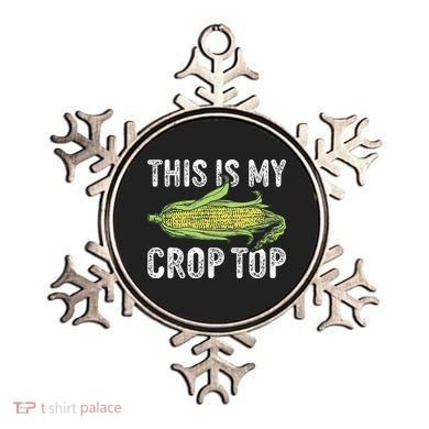 This Is My Crop Top Funny Farmer Farming Corn Lover Ornament