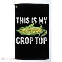 This Is My Crop Top Funny Farmer Farming Corn Lover Golf Towel thumb 0