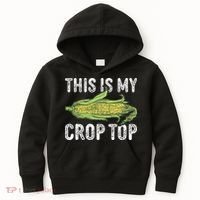 This Is My Crop Top Funny Farmer Farming Corn Lover Kids Hoodie thumb 0