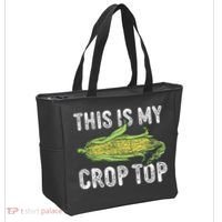 This Is My Crop Top Funny Farmer Farming Corn Lover Tote Bag thumb 2