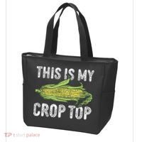 This Is My Crop Top Funny Farmer Farming Corn Lover Tote Bag thumb 3