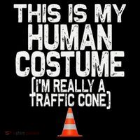 This Is My Human Costume Im Really A Traffic Cone Halloween Coffee Mug thumb 5