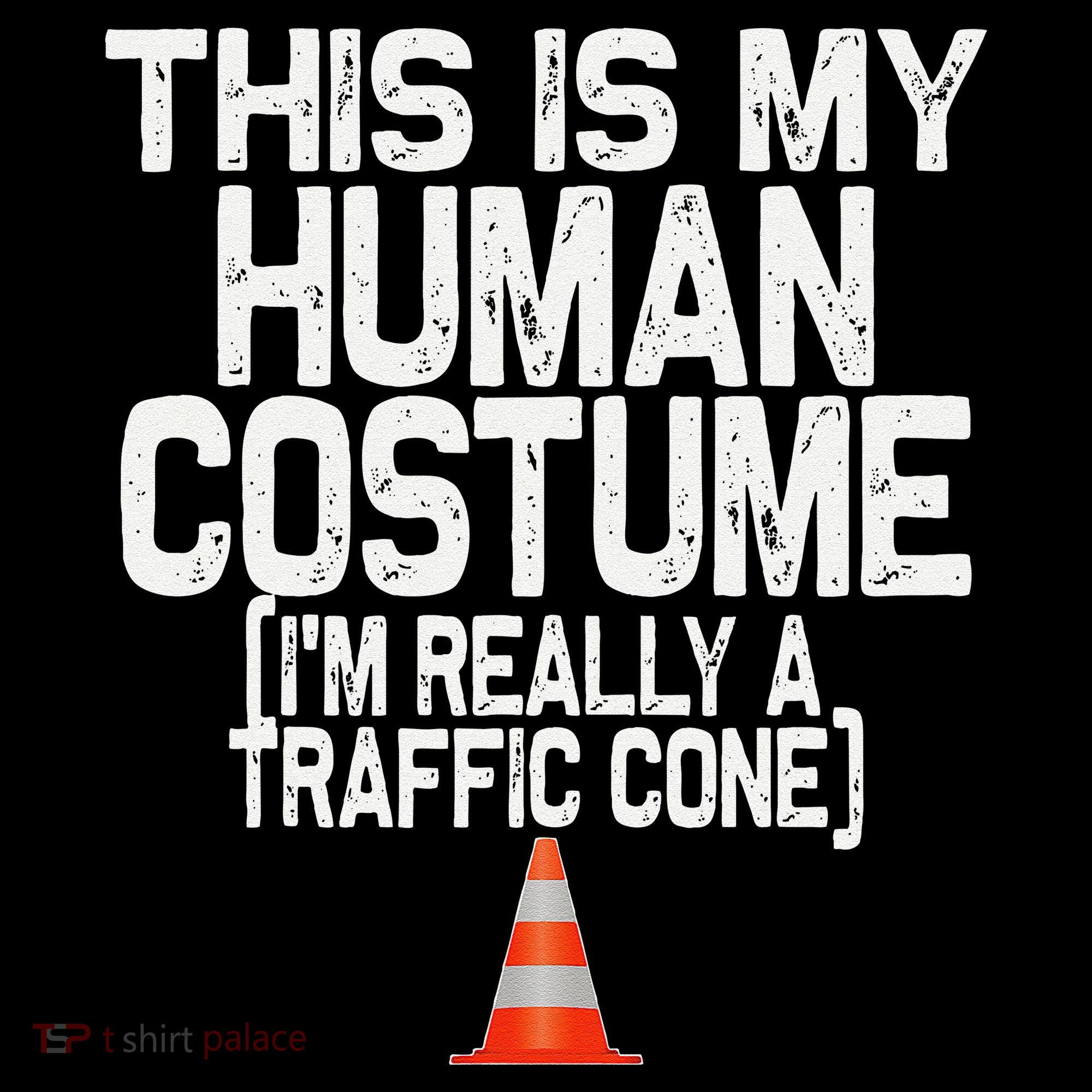 This Is My Human Costume Im Really A Traffic Cone Halloween Coffee Mug