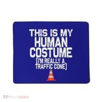 This Is My Human Costume Im Really A Traffic Cone Halloween Mousepad thumb 0