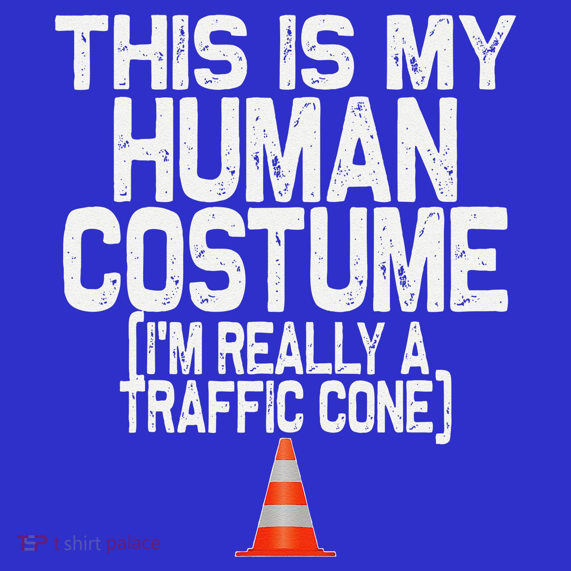 This Is My Human Costume Im Really A Traffic Cone Halloween Mousepad