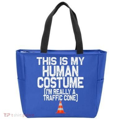 This Is My Human Costume Im Really A Traffic Cone Halloween Tote Bag