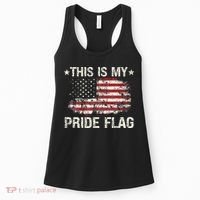 This Is My Pride Flag USA American 4th of July Patriotic Women's Tank Top thumb 0