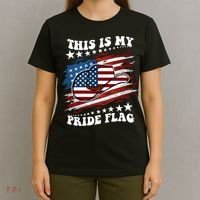 This Is My Pride Flag Usa American 4th Of July Cowboy Hat T-Shirt thumb 4