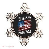 This Is My Pride Flag Usa American 4th Of July Cowboy Hat Ornament thumb 0