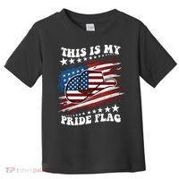This Is My Pride Flag Usa American 4th Of July Cowboy Hat Toddler T-Shirt thumb 0