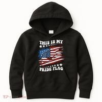 This Is My Pride Flag Usa American 4th Of July Cowboy Hat Kids Hoodie thumb 0