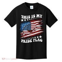 This Is My Pride Flag Usa American 4th Of July Cowboy Hat Kids T-Shirt thumb 0