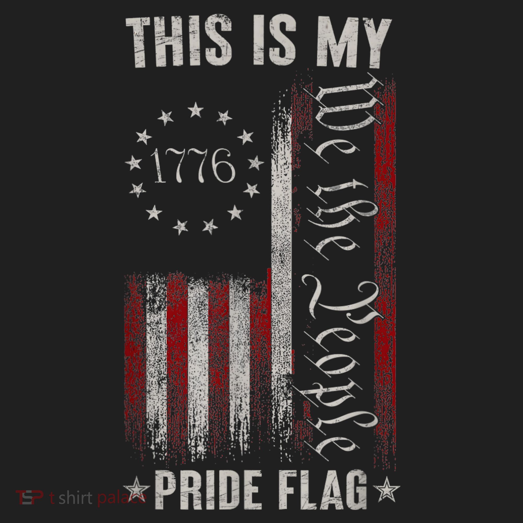 This Is My Pride Flag 1776 American 4th Of July Patriotic Women's Sweatshirt