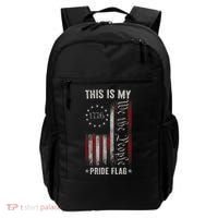 This Is My Pride Flag 1776 American 4th Of July Patriotic Backpack thumb 0
