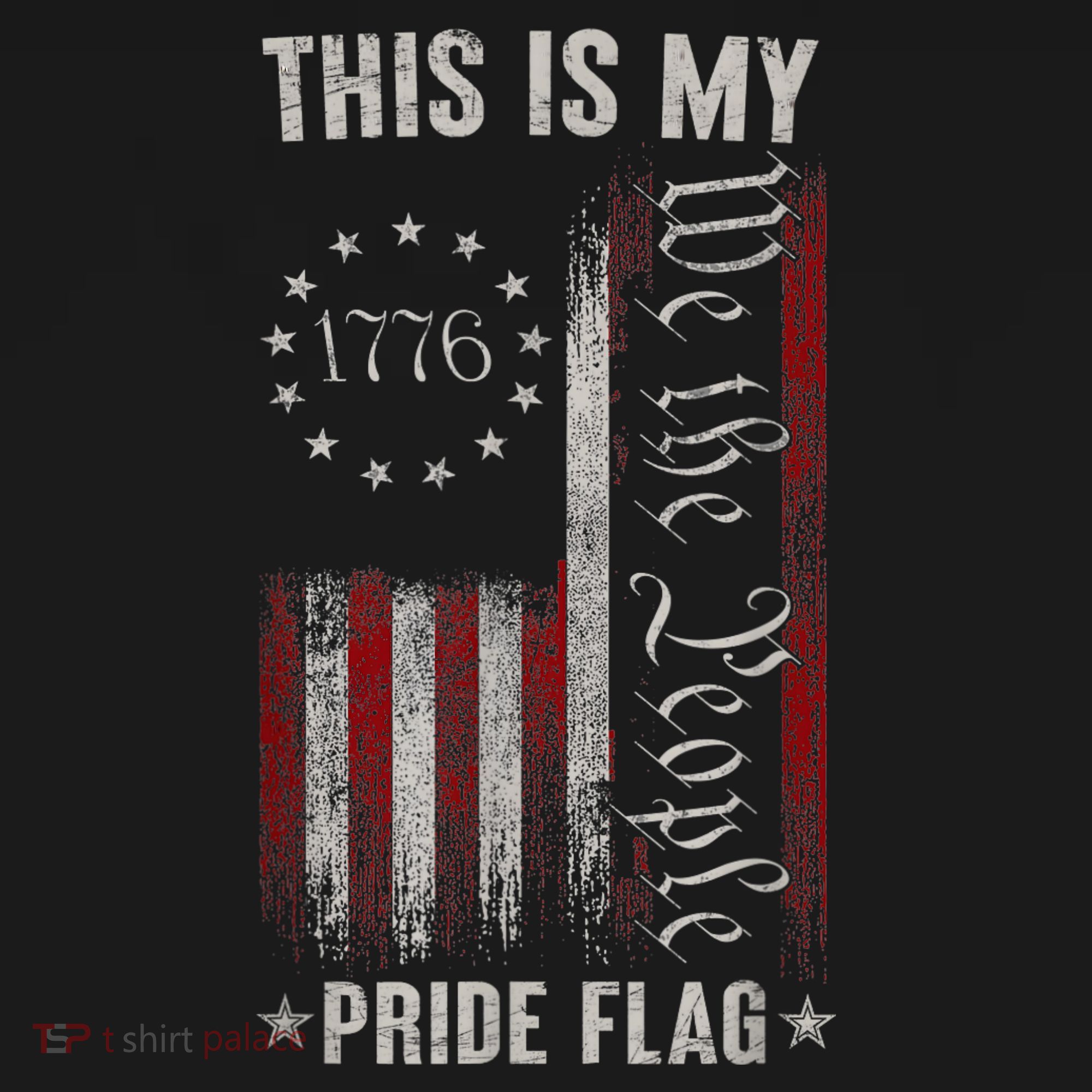 This Is My Pride Flag 1776 American 4th Of July Patriotic Baby Bodysuit