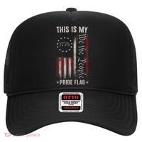 This Is My Pride Flag 1776 American 4th Of July Patriotic Hat thumb 0