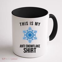 This Is My Anti Snowflake Shirt Winter Coffee Mug thumb 1